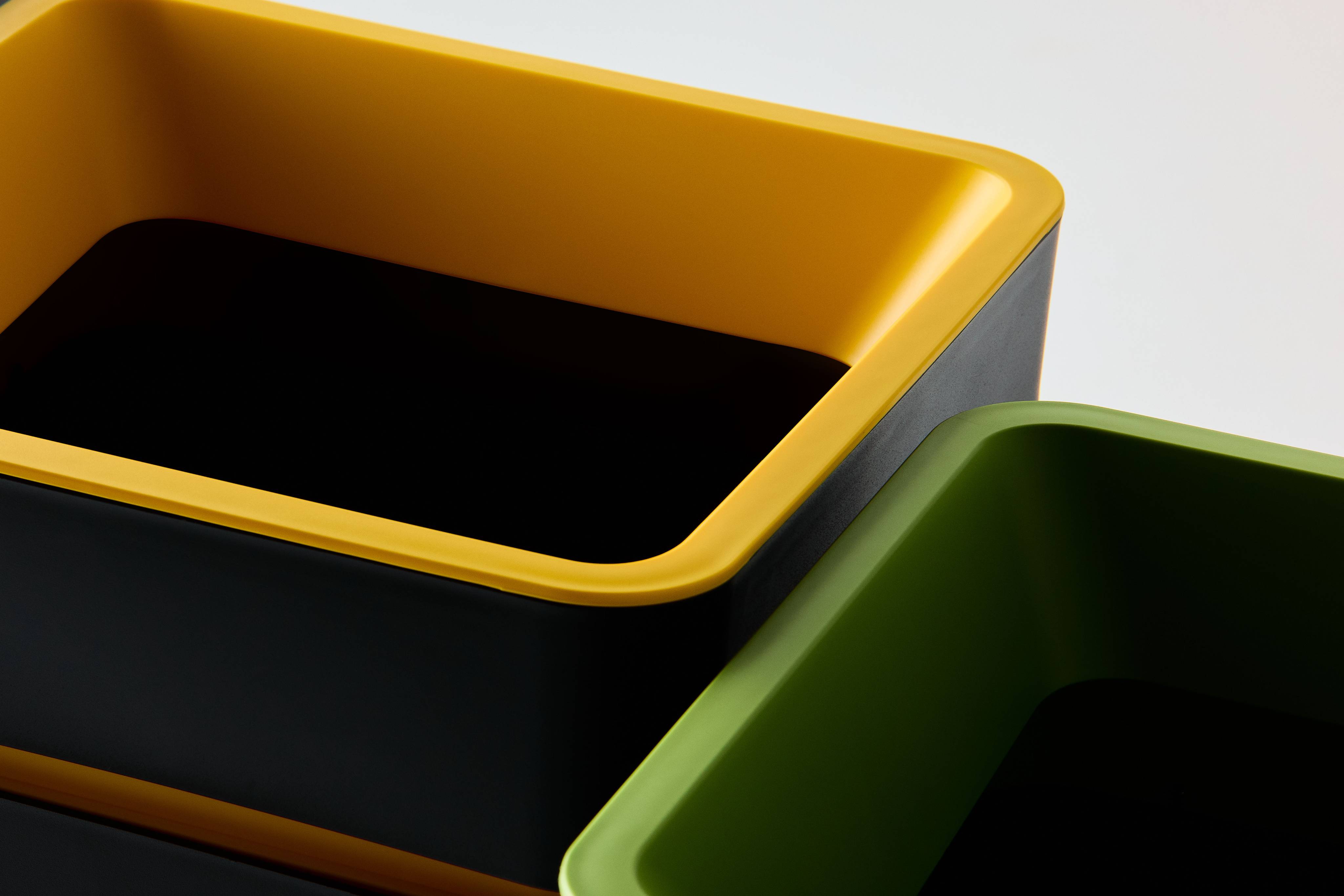 Method 60L recycling bin in a modern open-plan office