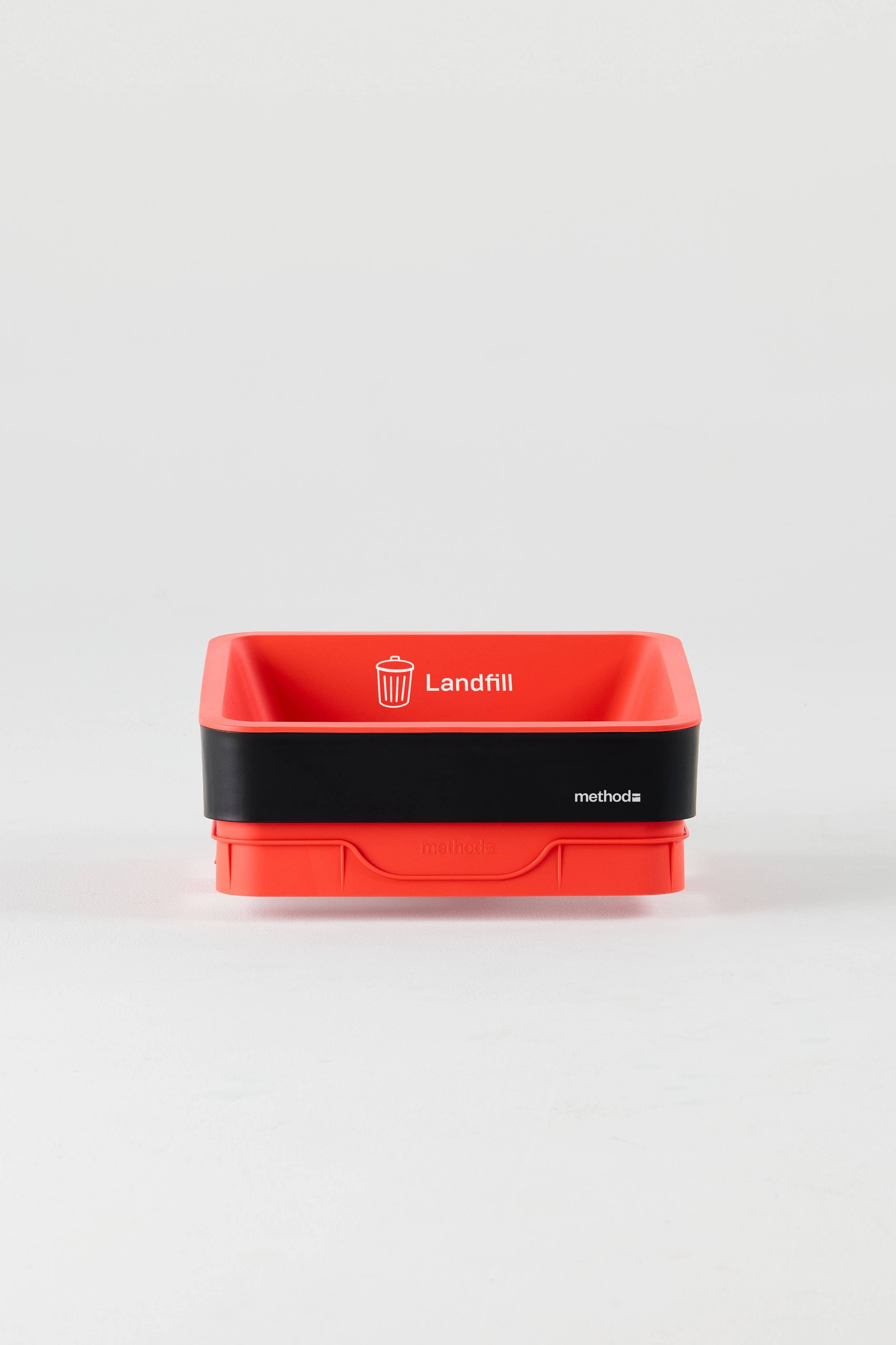 Open Lid 60L - Red Landfill