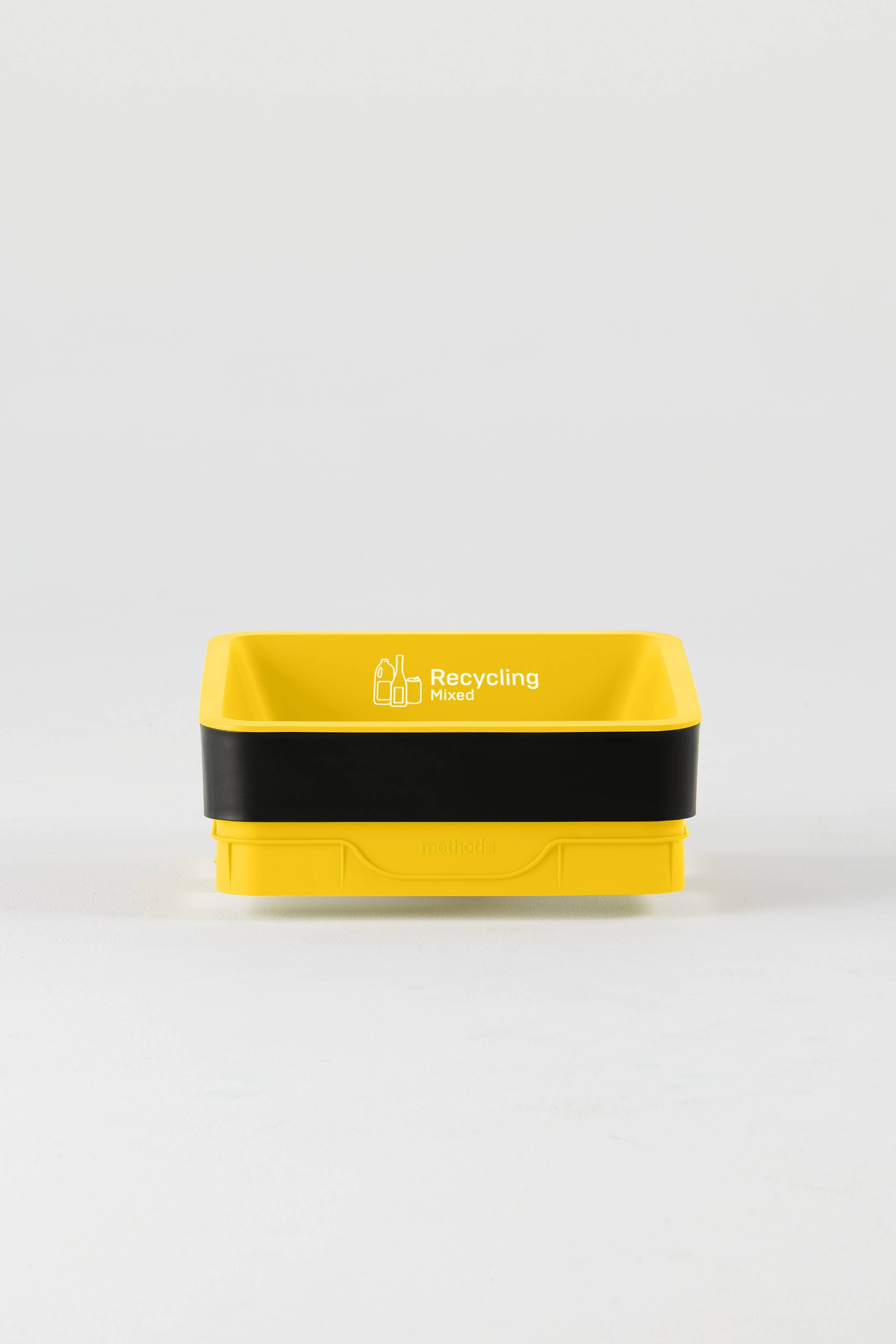 Open Lid 60L - Yellow Mixed Recycling