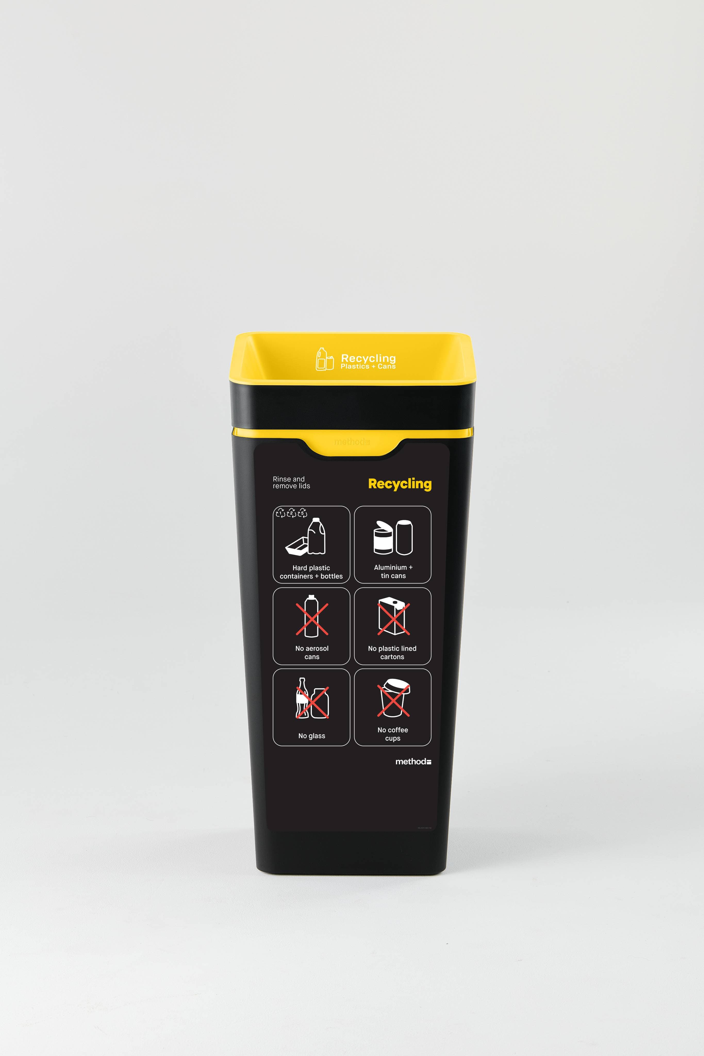 1 Bin Front Label - Plastic & Cans - NZ