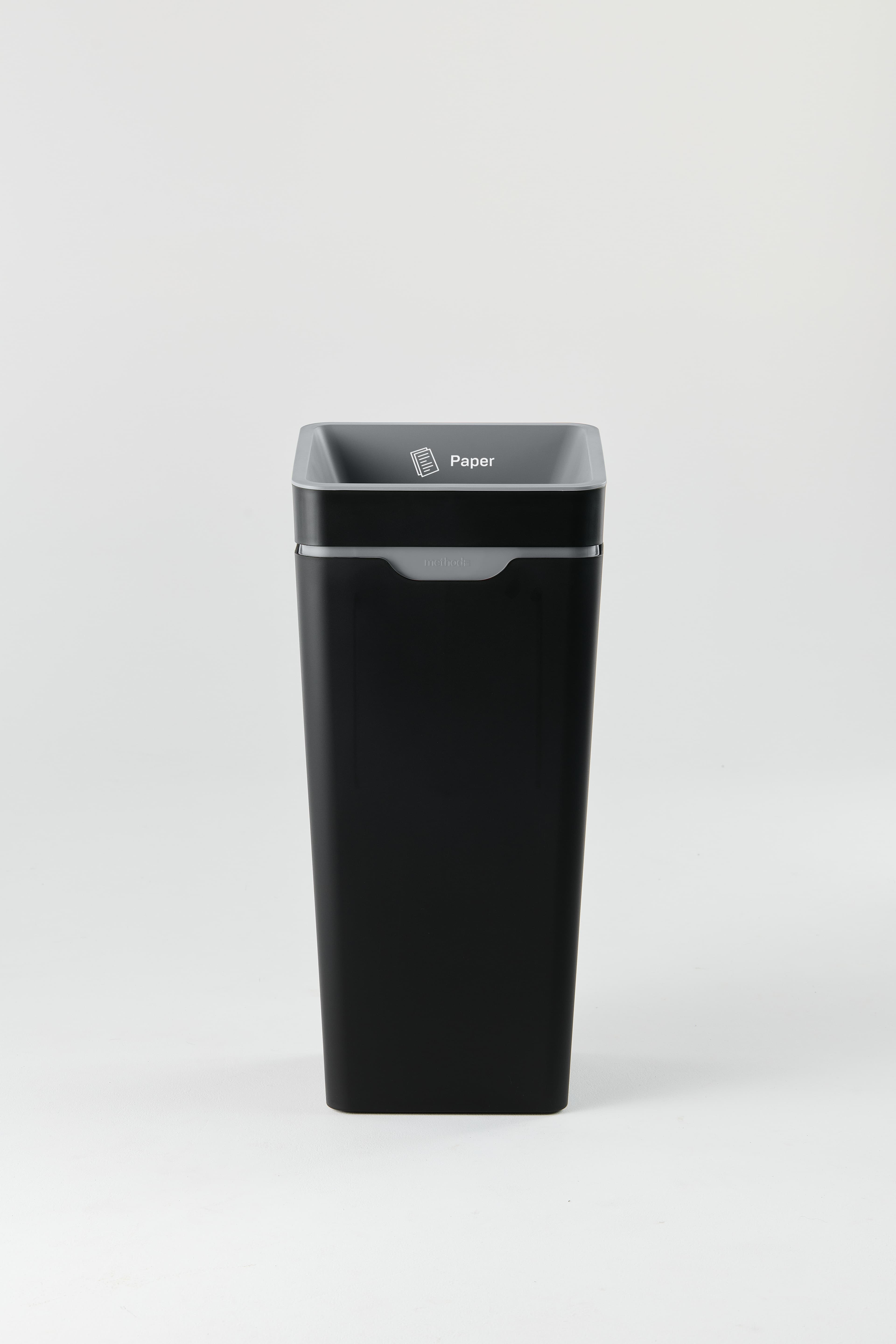 Bin 60L - Open Lid - Grey Paper