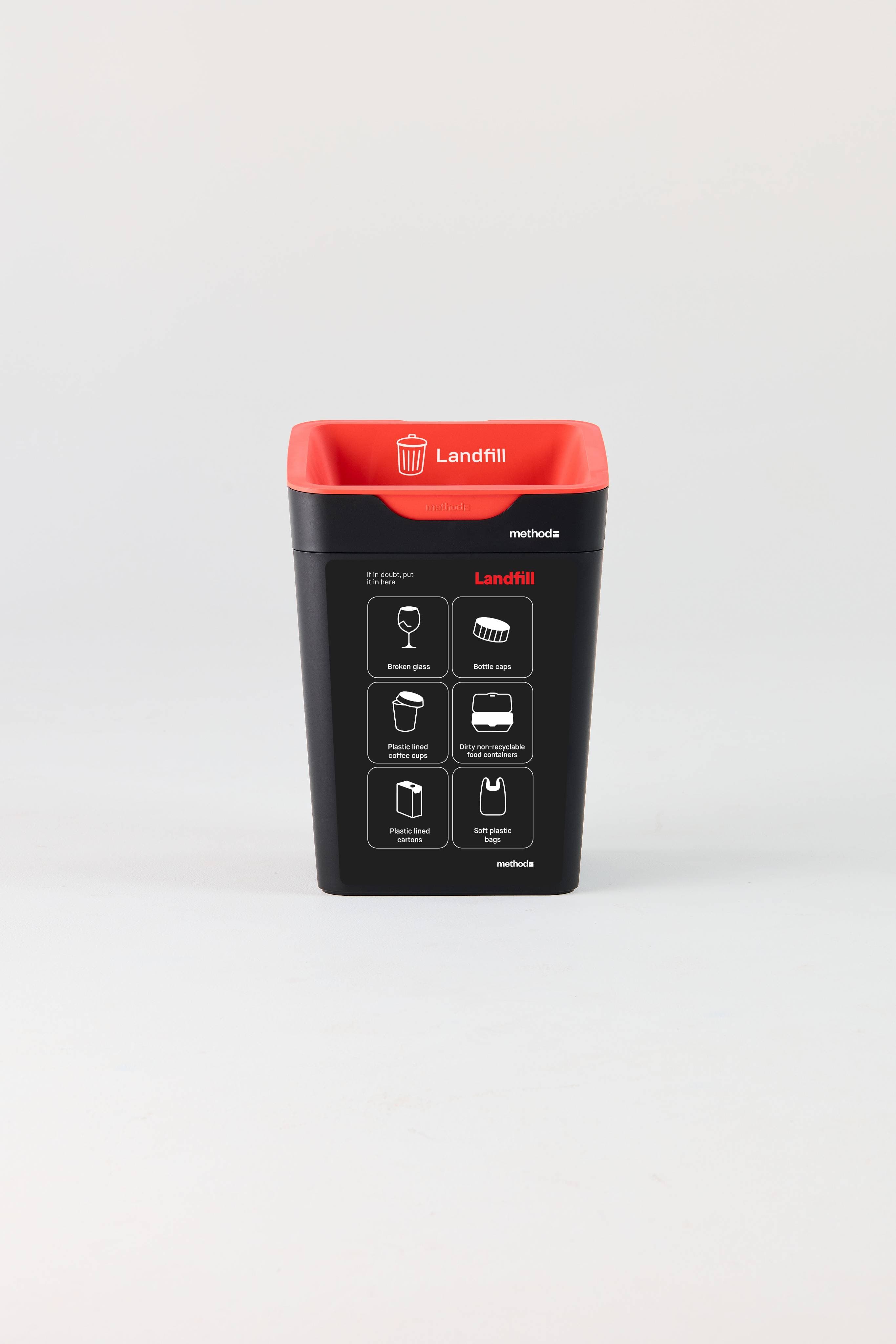 20L Front Bin Label - Landfill - NZ 19 x 29cm