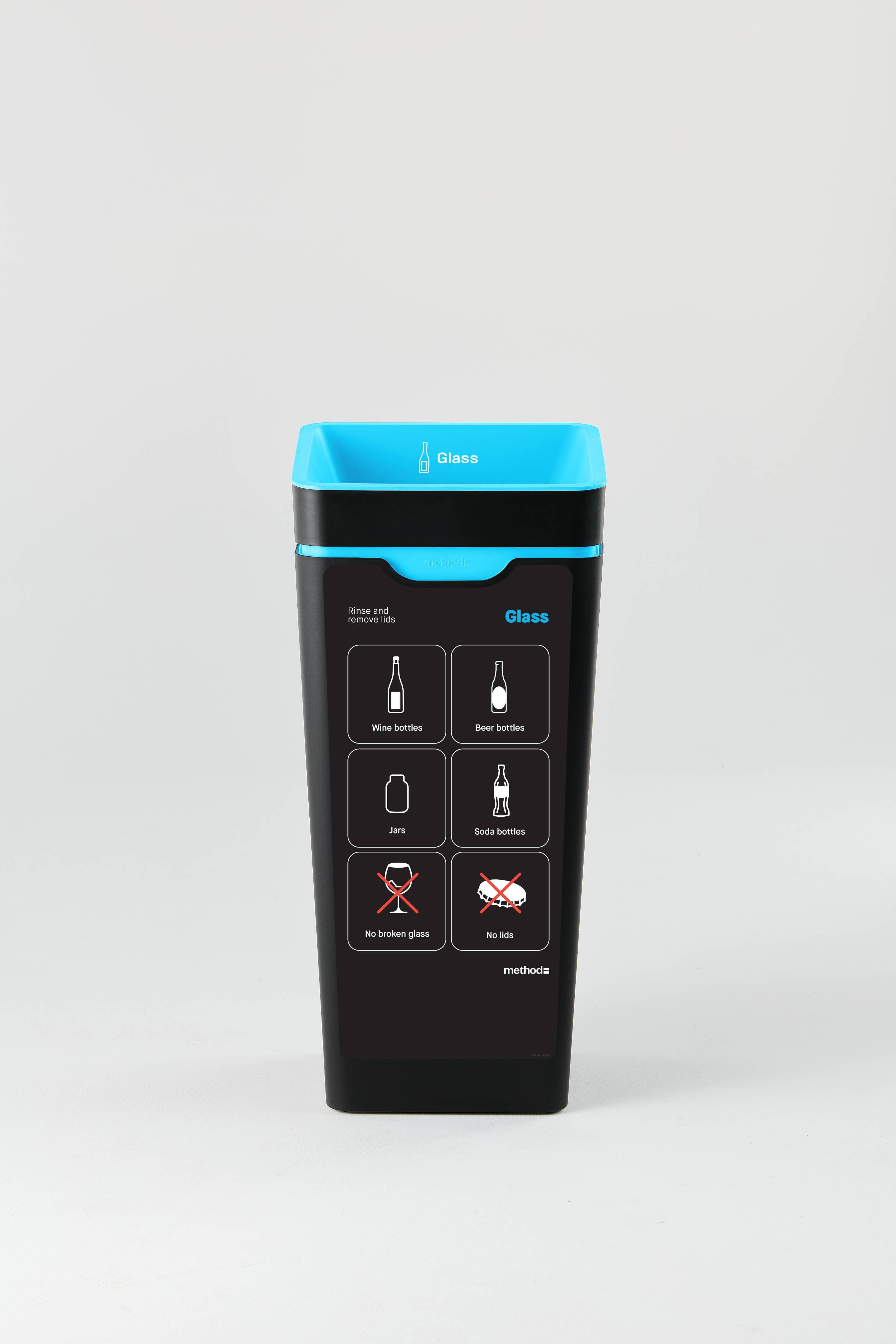 1 Bin Front Label - Glass - NZ