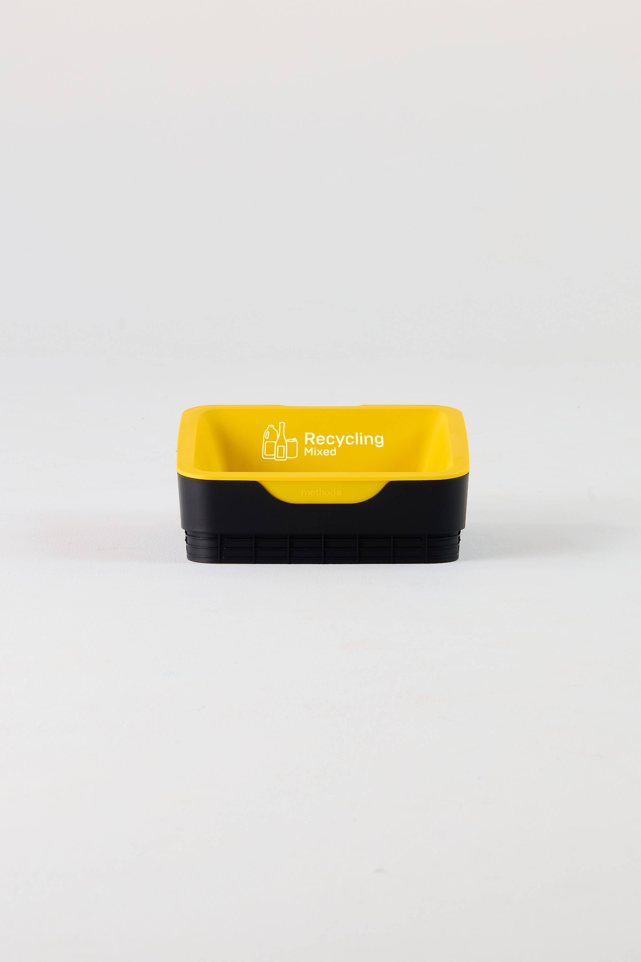 Open Lid 20L - Yellow Mixed Recycling