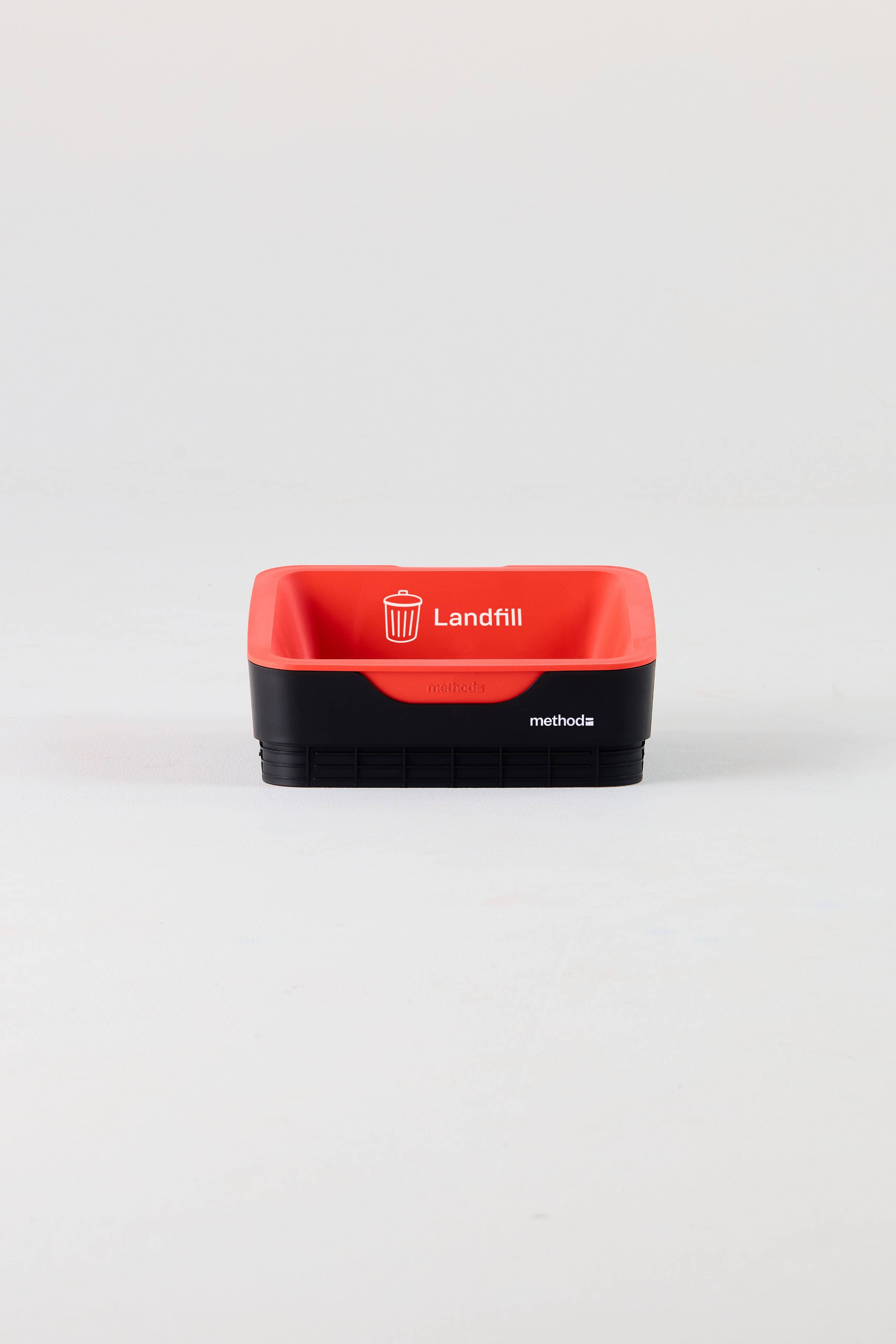 Open Lid 20L - Red Landfill