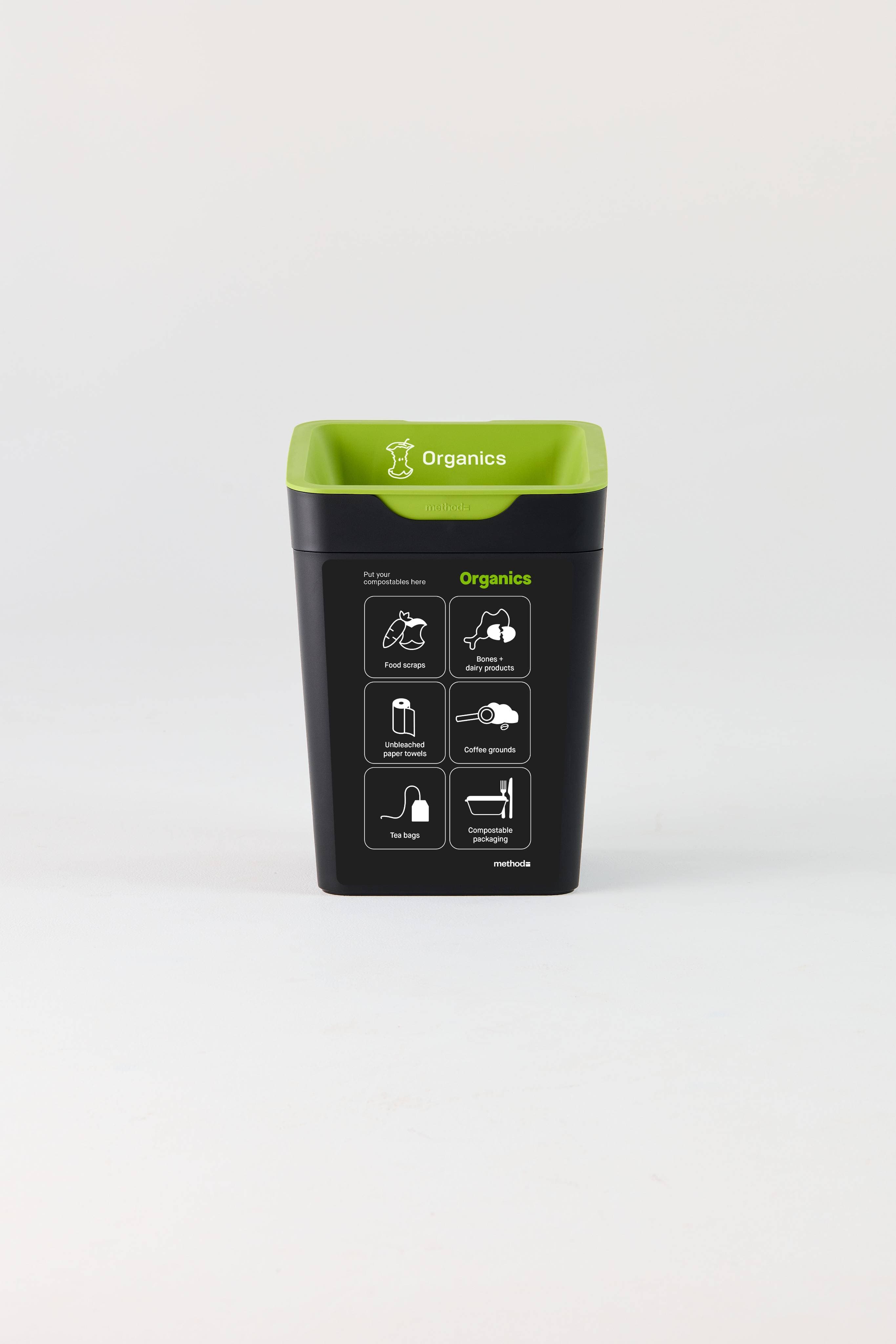 20L Bin Front Label - Organics-AU