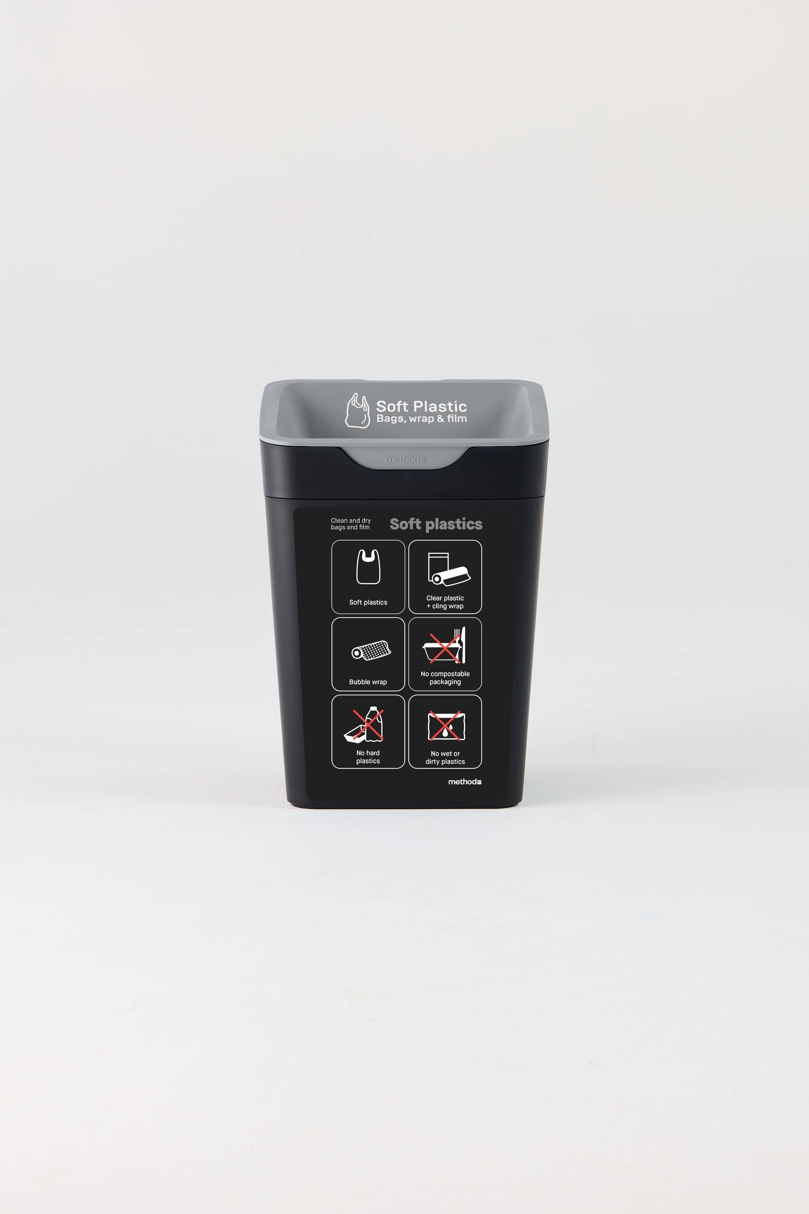 20L Bin Front Label - Soft Plastics-AU