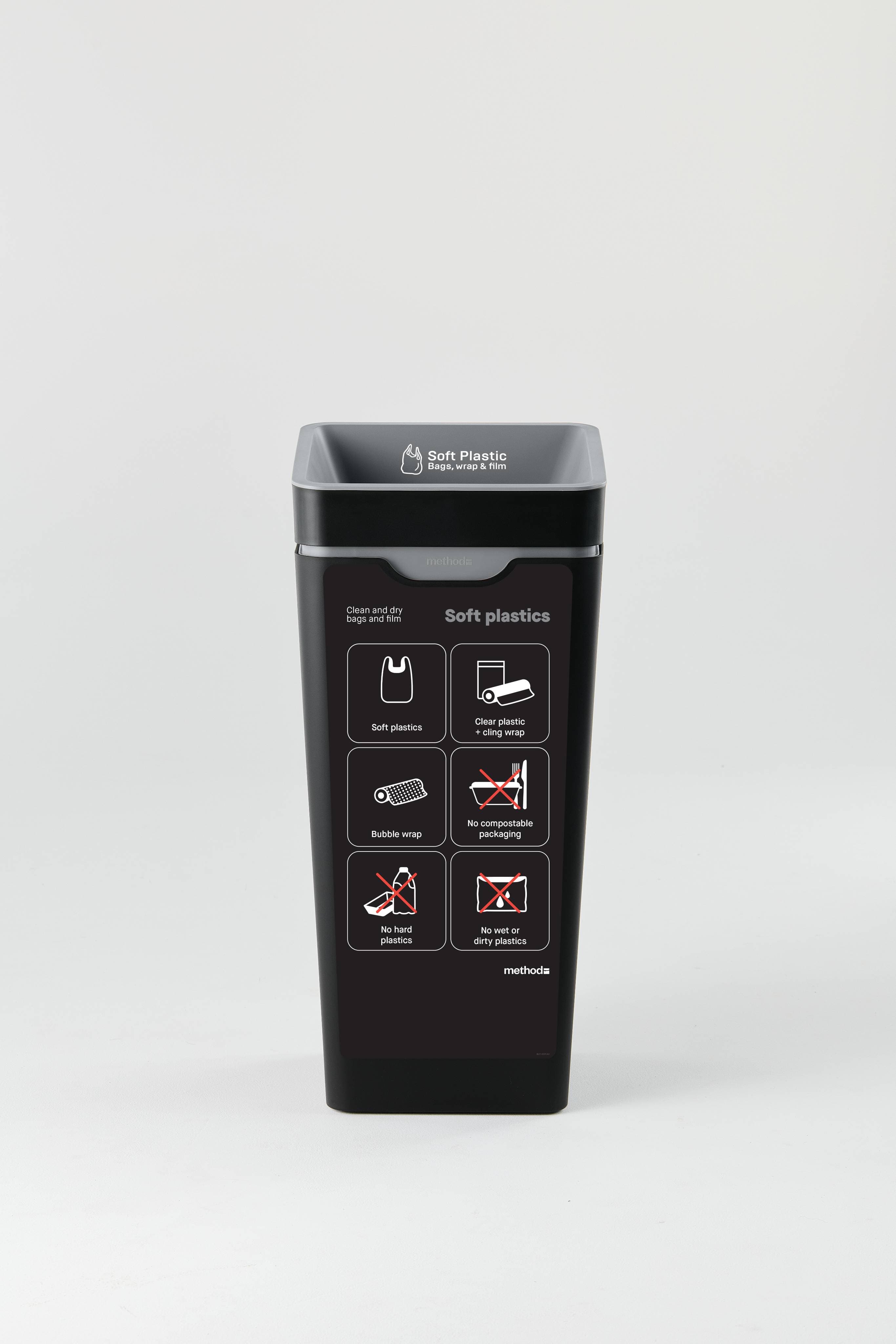 60L Bin Front Label - Soft Plastics-AU