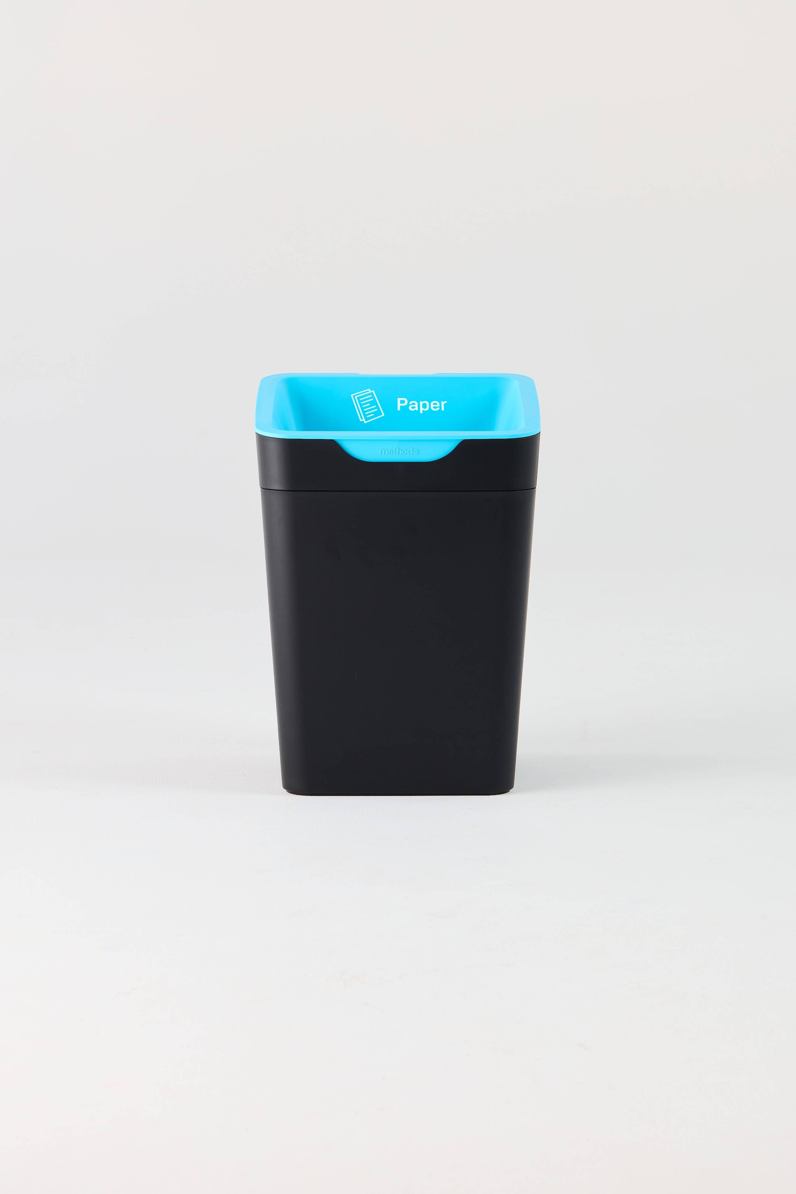 Bin 20L - Open Lid - Blue Paper