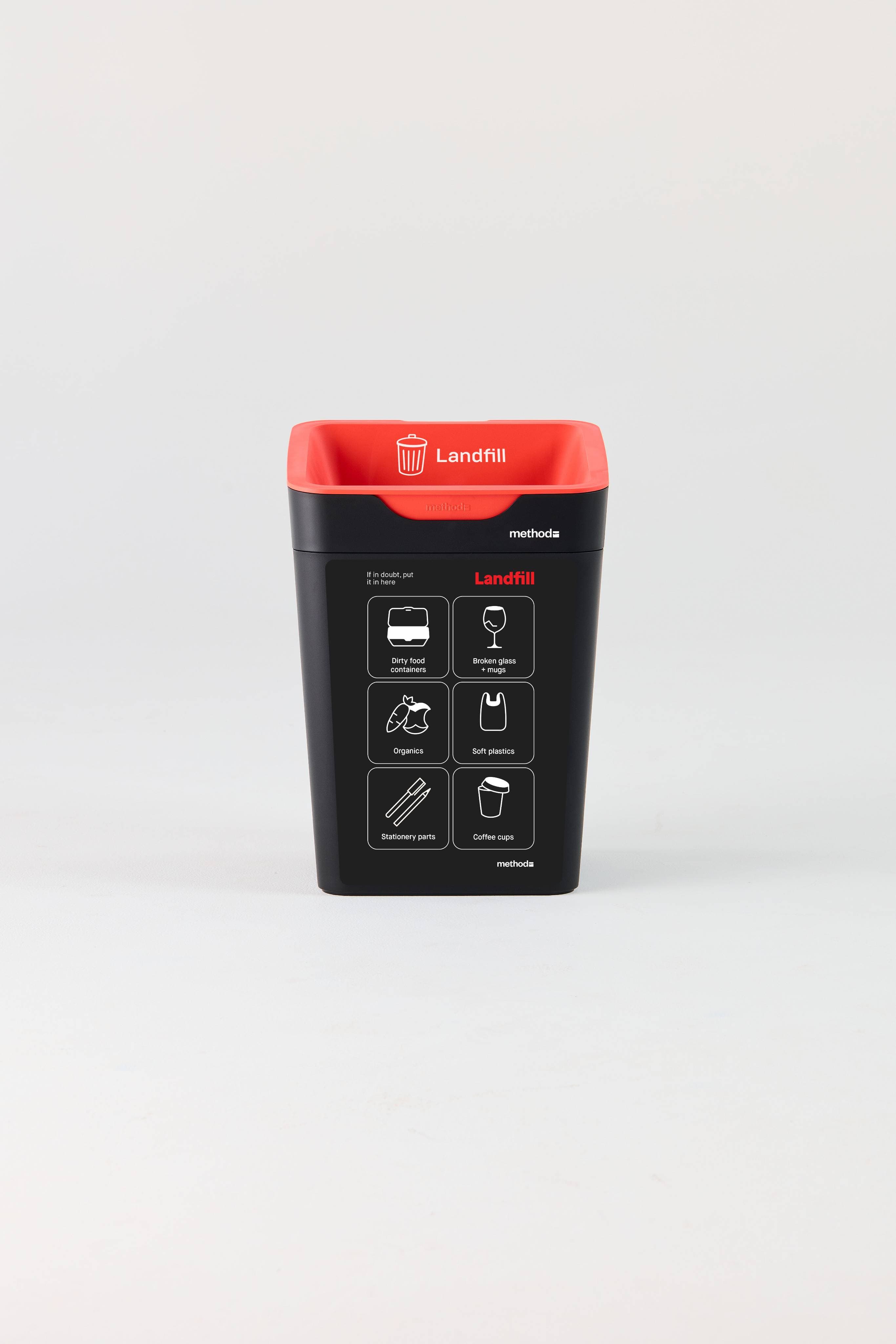 20L Bin Front Label - Landfill-AU