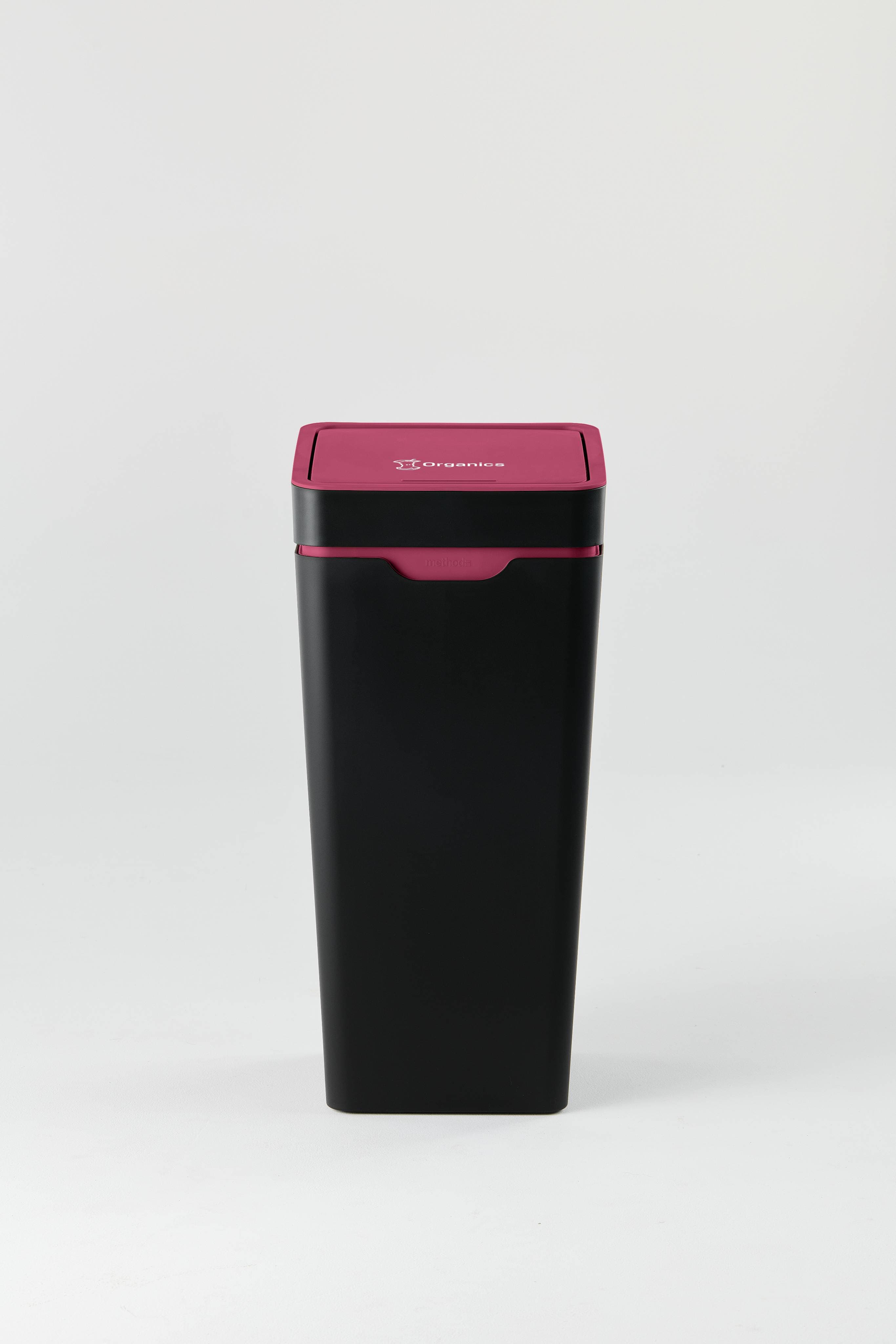 Bin 60L - Touch Lid - Maroon Organics