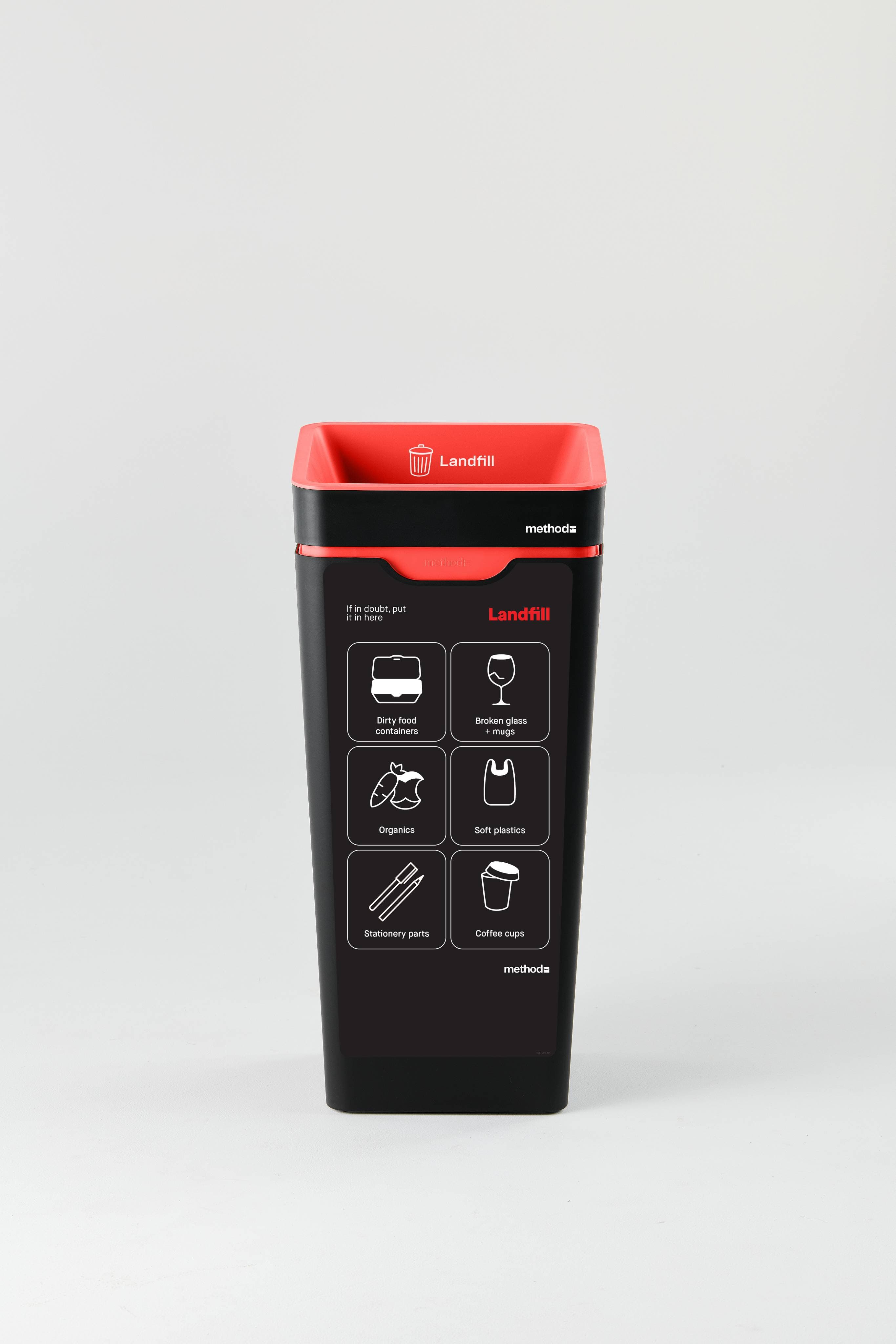 60L Bin Front Label - Landfill-AU