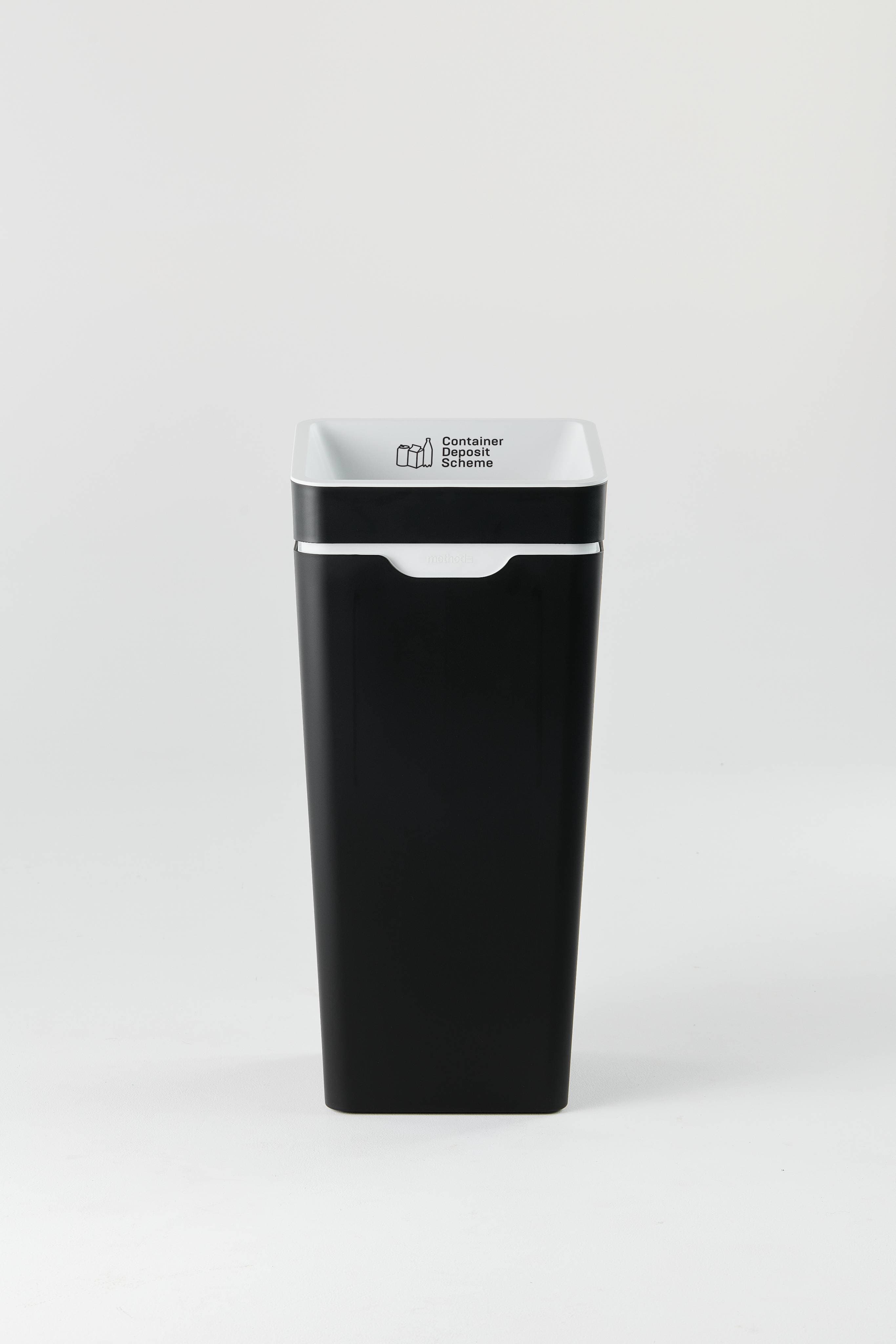 Bin 60L - Open Lid - White Container Deposit Scheme